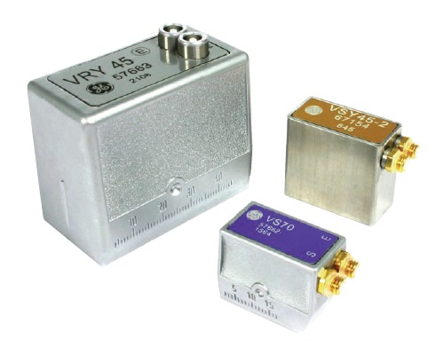 Angle Beam Transducers, Dual Element (TR) (European Standards) VS, VRY and VSY Styles