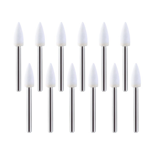 AZDENT Dental Polishing FG Burs Flame Shape White Stone 12 шт./компл.