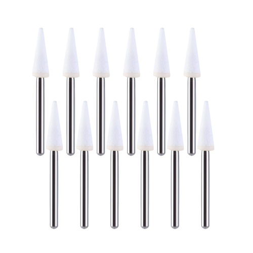AZDENT Dental Polishing FG Burs Cone Shape White Stone 12pcs / Kit