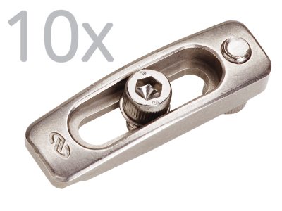 Набор базовых зажимов, регулируемый по высоте, короткий, резьбовые отверстия 1/4-20, 10 шт. Модель: BC-5-PK