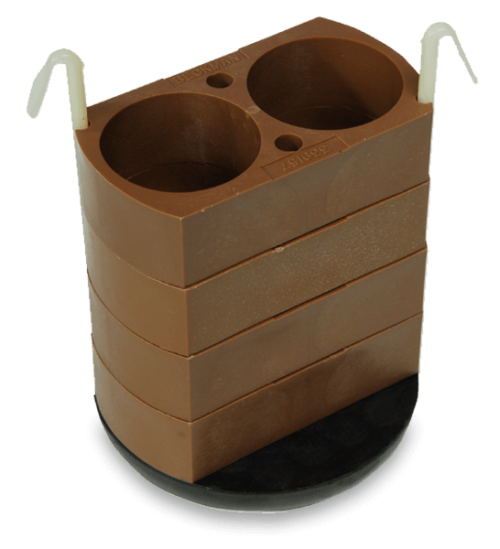 Адаптер модульной дисковой трубки диаметром 44 мм, четыре штуки