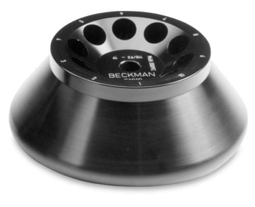 Алюминиевый ротор с фиксированным углом F1010 10 x 10 мл, 26 000 об/мин, 57 440 g