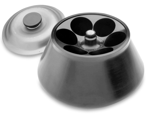 Алюминиевый ротор с фиксированным углом GA-6 — 6 x 250 мл, 6100 об/мин, 5710 g