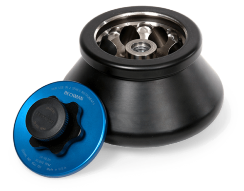 JA-30.50 Титановый ротор с фиксированным углом наклона, крышка для биобезопасности — 8 x 50 мл, 30 000 об/мин, 108 860 g