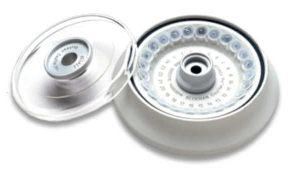 F241.5P Fixed-Angle Polypropylene Rotor 24 x 2.0 mL, 14,000 rpm, 17,500 x g