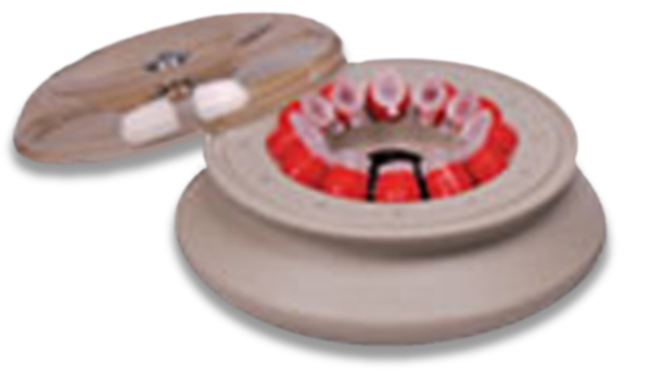 FX121.5P Угловой полипропиленовый ротор с защелкивающейся крышкой — 12 x 1,5/2,2 мл, 14 800 об/мин, 15 183 g