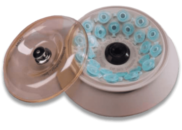 FX241.5P Угловой полипропиленовый ротор с защелкивающейся крышкой — 24 x 1,5/2,2 мл, 14 800 об/мин, 16 163 g