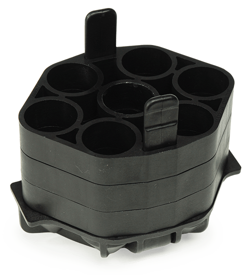 Узел адаптера полипропиленовой трубки диаметром 30 мм, четыре штуки