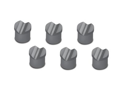 Прецизионная твердосплавная пластина, V-образная канавка, упаковка из 6 шт. Модель: CPP-V-6