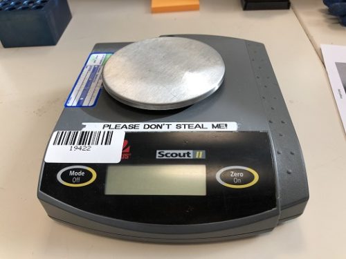 Ohaus Scout 2 Балансировка с верхней загрузкой