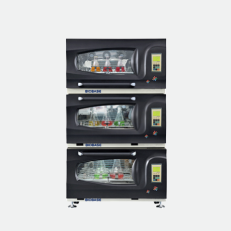 Large stackable shaking cell culture incubators, +4C to +60C