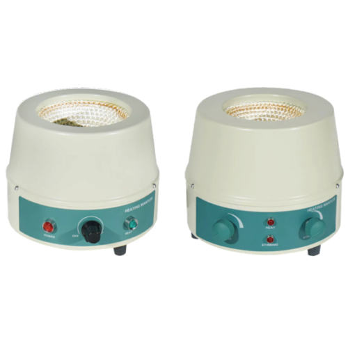 Analogue heating mantles with magnetic stirrer, +450C