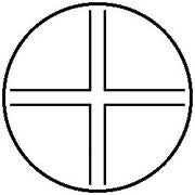Eyepiece reticles, double crossed lines