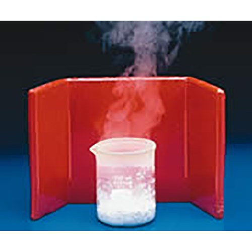 Coated lead safety shield