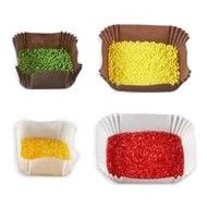 Paper weighing boats, white