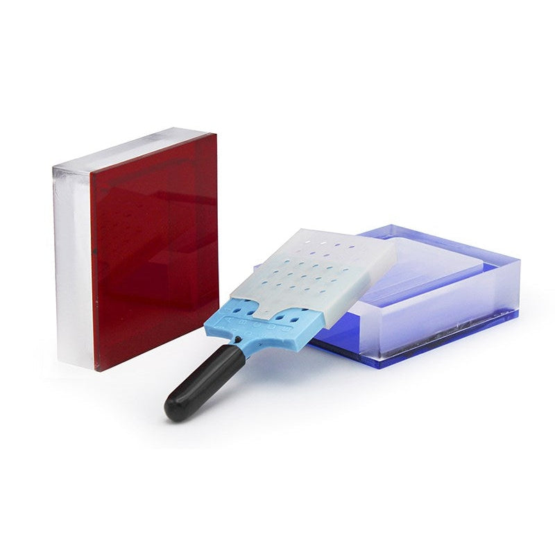 Grid staining matrix system kit