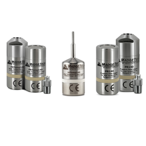 MadgeTech temperature and pressure autoclave data loggers