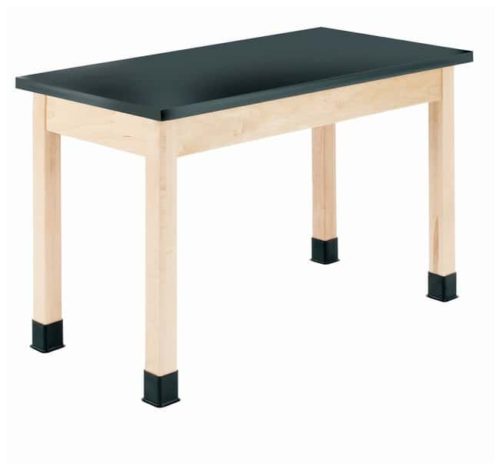 Разнообразные пространства Кленовый стол с простым фартуком и эпоксидной смолой Столешница: Мебель: Столы | Фишер Сайентифик