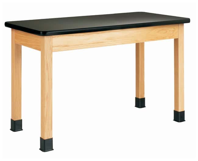 Разнообразные пространства Дубовый стол с простым фартуком и пластиковым ламинатом Столешница:Мебель:Столы | Фишер Сайентифик