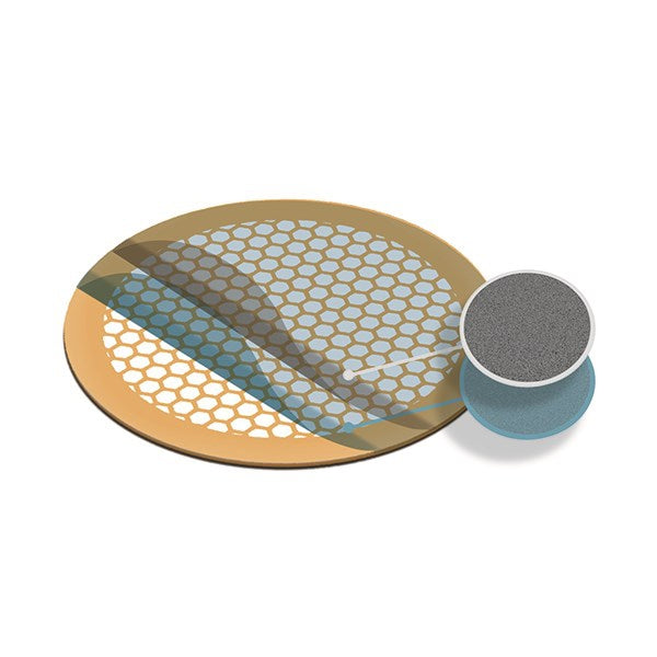 Formvar on carbon film coated grids, thin hex mesh