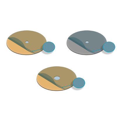 Formvar film coated grids, single hole