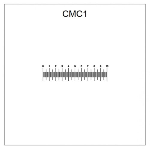 Microscope coverglass, correlative grids