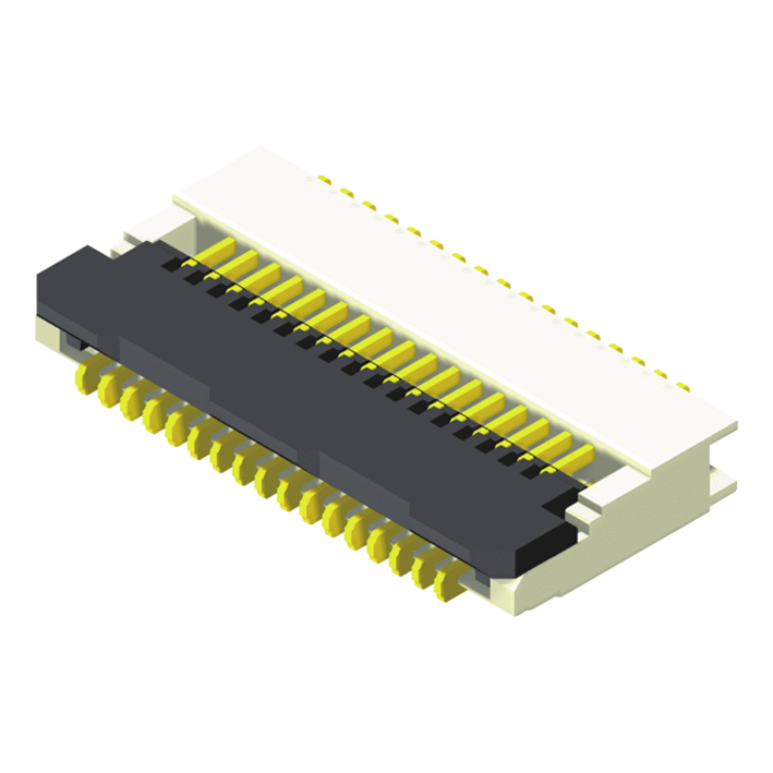 5FC9AMRNC-XXG0WUH-01 FPC/FFC 0,2 мм ZIF SMT Тип боковой вход для FFC T=0,2 мм
