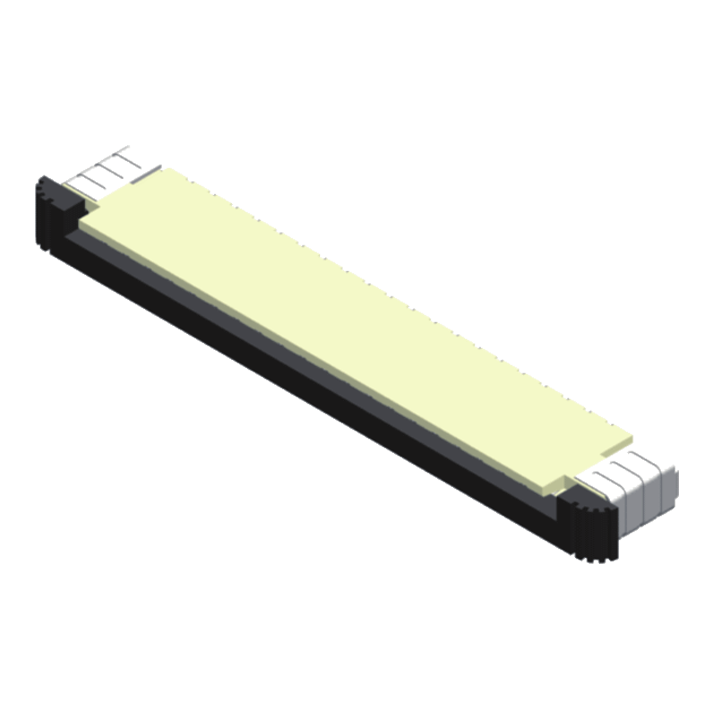 5FP3AMRXC-XXXXWUH-01 FPC/FFC 1,0 мм ZIF SMT, боковой ввод, нижний/верхний контакт