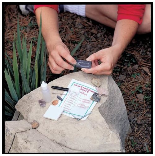 Набор для испытаний на горные породы и минералы Набор для испытаний: учебные принадлежности, количество: каждый из | Фишер Сайентифик