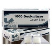 Microscope coverslips, circular, No.1