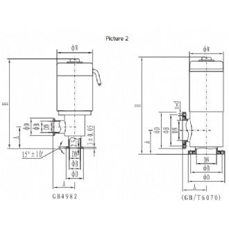 Electromagnetic high vacuum damper valve, VGDC-J series