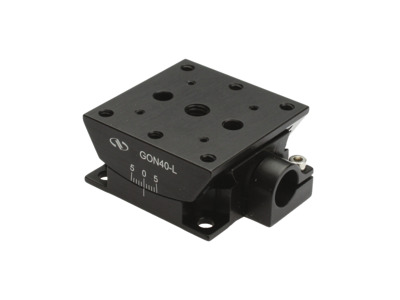 Гониометрический столик, нижний, ±5°, 1,57 x 1,57 x 0,79 дюйма, 6-32 и 1/4-20 Модель: GON40-L