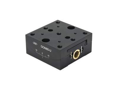 Гониометрический столик, верхний, ±10°, 2,56 x 2,56 x 1,18 дюйма, 6-32 и 1/4-20 Модель: GON65-U