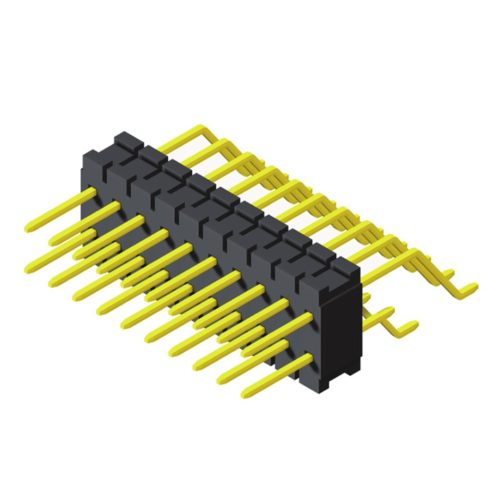 5PH6MRA14-2XXXXNNRU-00 Штыревой разъем 0,8 мм 2 ряда H=1,4 мм SMT R/A Тип