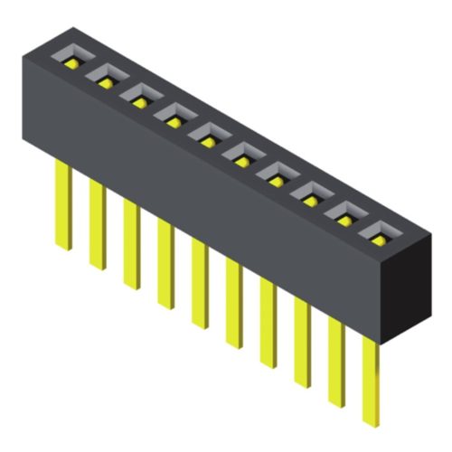 5PS5SDA21-1XXXXNNNTU-00 Розетка 1,0 мм, 1 ряд, высота = 2,1 мм, прямой тип