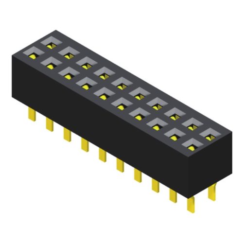 5PS5SDA21-2XXXXNNNXU-00 Розетка 1,0 мм, 2 ряда, высота = 2,05 мм, прямой тип