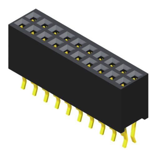 5PS3KSA43-2XXXXXXXXXU-00 Розетка 1,27 мм, 2 ряда, высота = 4,3 мм, двухрядная