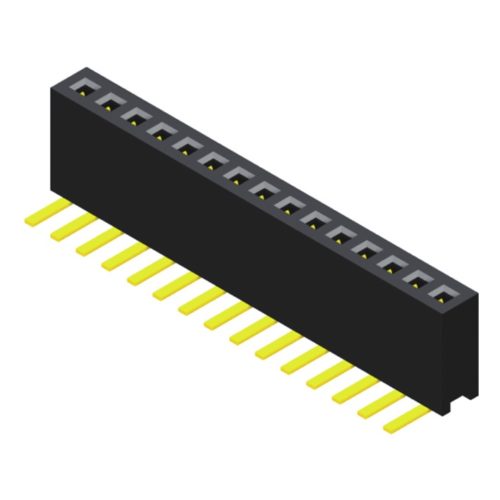 5PS3RDB44-1XXXXNNNTU-00 Розетка 1,27 мм, 1 ряд, высота = 4,4 мм, прямоугольный тип