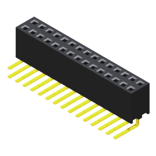 5PS3RDB44-2XXXXNNNXU-00 Розетка 1,27 мм, 2 ряда, высота = 4,4 мм, прямоугольный тип
