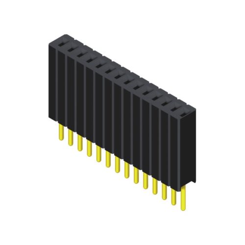 5PS4SDA85-1XXXXNNNXU-00 Розетка 1,27 мм, 1 ряд, высота = 8,5 мм, прямой тип