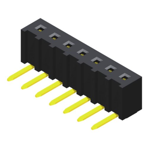 5PS2RDA43-1XXXXNNNXX-00 Розетка 2,0 мм, 1 ряд, высота = 4,3 мм, прямоугольный тип