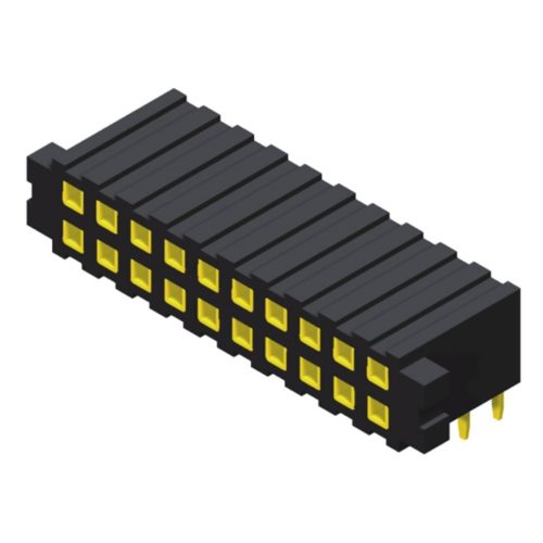 5PS2RDA48-2XXXXNNNXU-00 Розетка 2,0 мм, 2 ряда, высота = 4,8 мм, прямоугольный тип