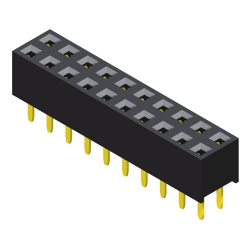 5PS2SDA40-2XXXXNNNXU-00 Розетка 2,0 мм, 2 ряда, высота = 4,0 мм, прямой тип