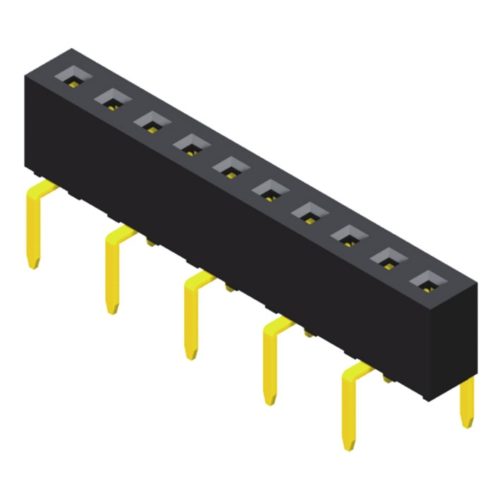 5PS2BSA43-1XXXXXNNXXU-00 Розетка 2,0 мм, 1 ряд, высота = 4,3 мм, нижний ввод