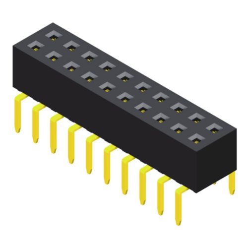 5PS2BSA43-2XXXXNNAXU-00 Розетка 2,0 мм, 2 ряда, высота = 4,3 мм, нижний ввод, тип A