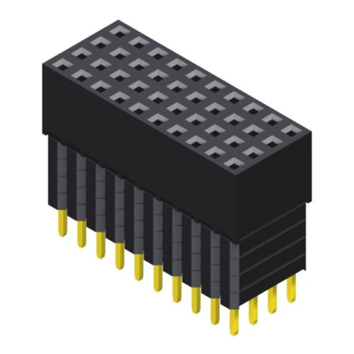 5PS2EAA63-4XXXX5XU094023-00 Женский коллектор 2,0 мм 4 ряда повышенный прямой тип