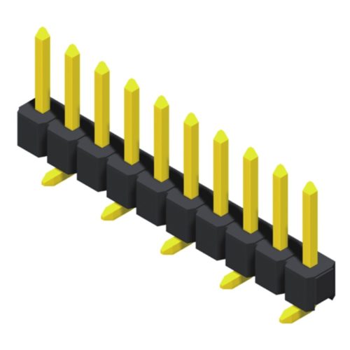 5PH1MSA25-1XXXXNXXU-00 Контактный разъем 2,54 мм, 1 ряд, высота = 2,5 мм, тип поверхностного монтажа