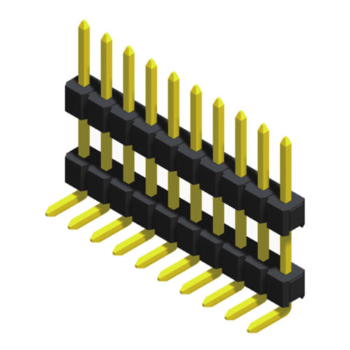 5PH1DRA25-1XXXXXNNXU-00 Контактная колодка 2,54 мм, 1 ряд, высота = 2,5 мм, прямоугольный стек