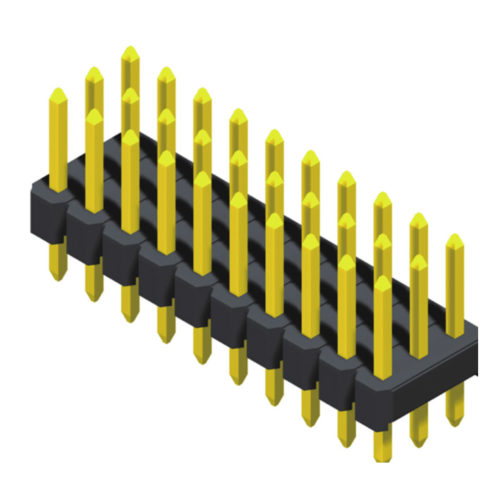 5PH1SDA25-3XXXNNXX-00 Штыревой разъем 2,54 мм, 3 ряда, высота = 2,5 мм, прямой тип