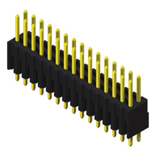 5PH1SDA74-2XXXXNNXL-00 Контактный разъем 2,54 мм, 2 ряда, высота = 7,4 мм, прямой тип